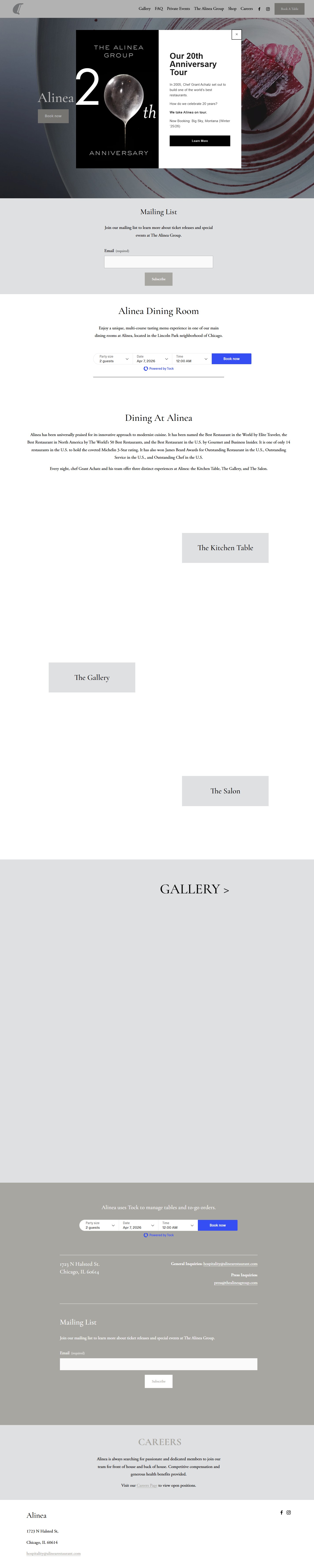 Alinea — Fine Dining