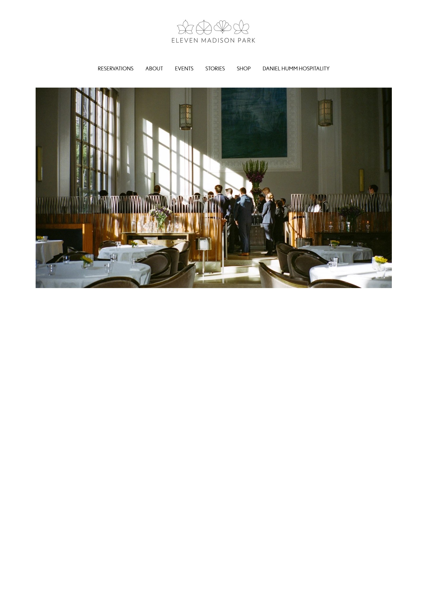 Eleven Madison Park — Fine Dining